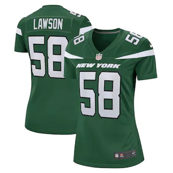 womens nike carl lawson gotham green new york jets game jer